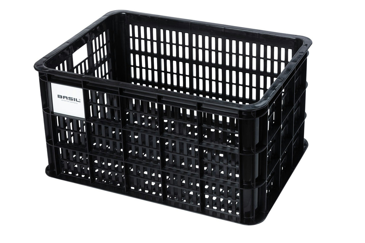 Basil Bicycle Crate Large 40L Black