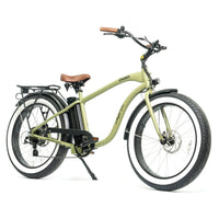 Thumbnail for Ampd Bros Chubbie Electric Beach Cruiser-Army Green