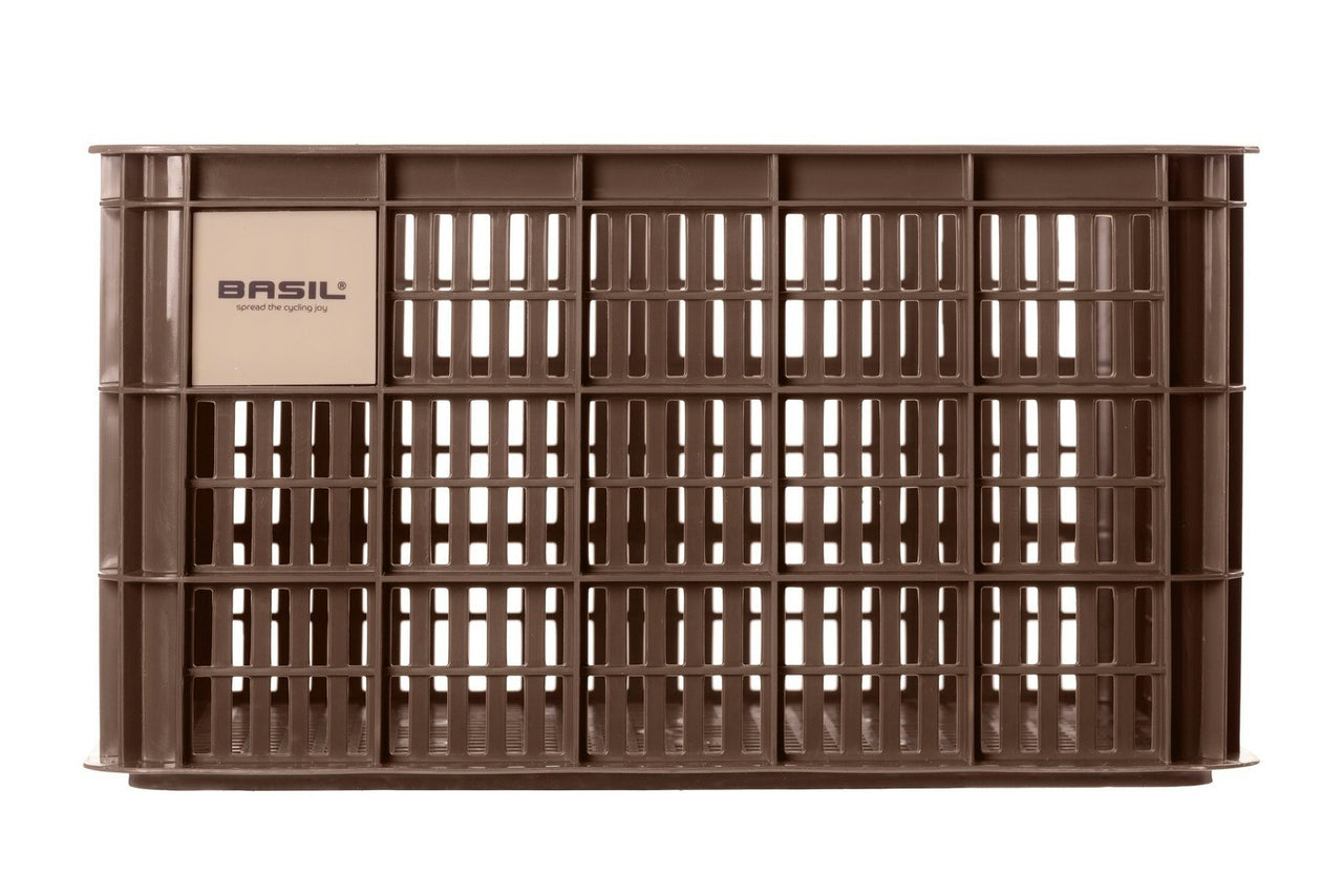 Basil Bicycle Crate L 40 Litres Chocolate Brown