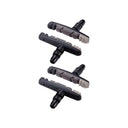 BBB CYCLING TriStop Brake Pads - Triple Color (2 Pairs)