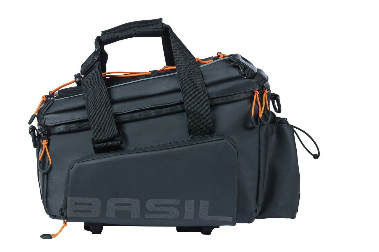 Basil Miles Tarpaulin Trunkbag XL Pro MIK 9-36 Litres Black/Orange