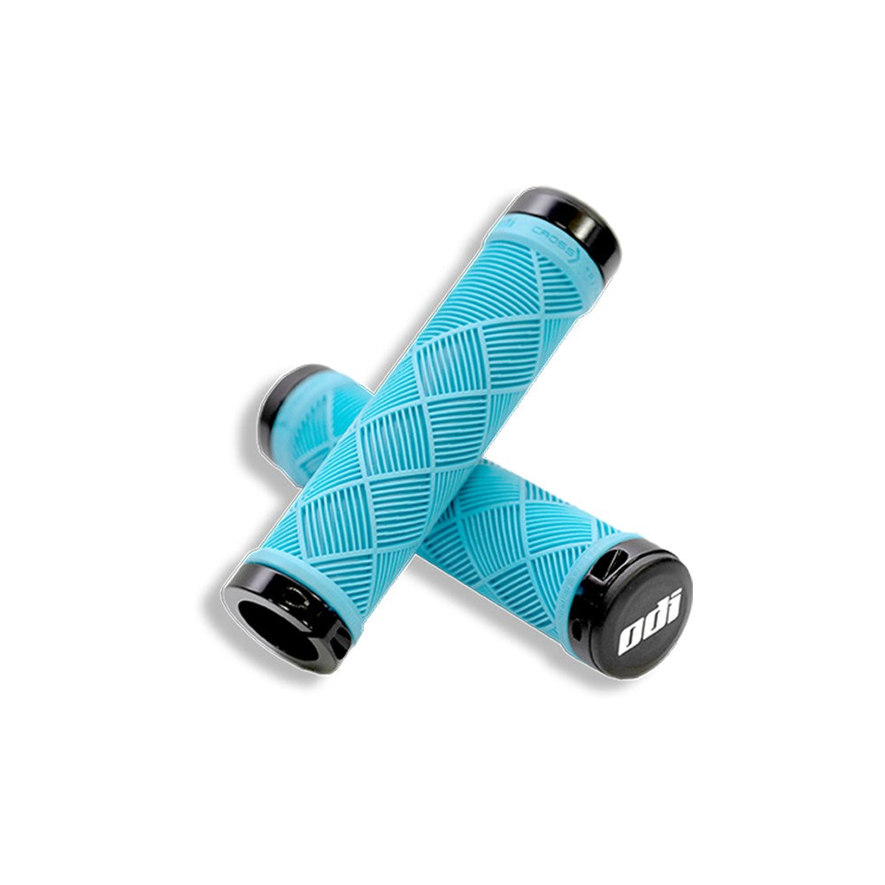 ODI MTB Cross Trainer Lock On Grip Aqua / Black