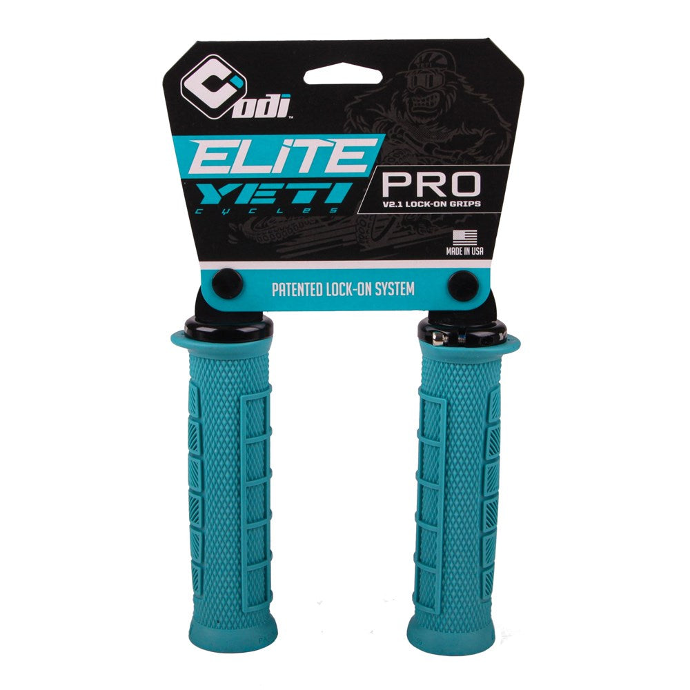 ODI MTB Elite Pro Lock On Grip V2.1 135mm Turquise Yeti Edition