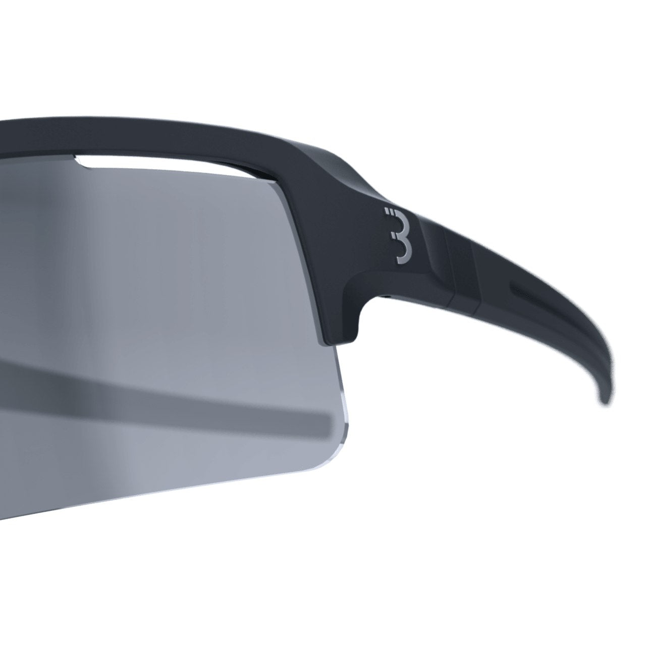 BBB Cycling Fuse Sportglasses Matt Black Pc Smoke Flash Mirror