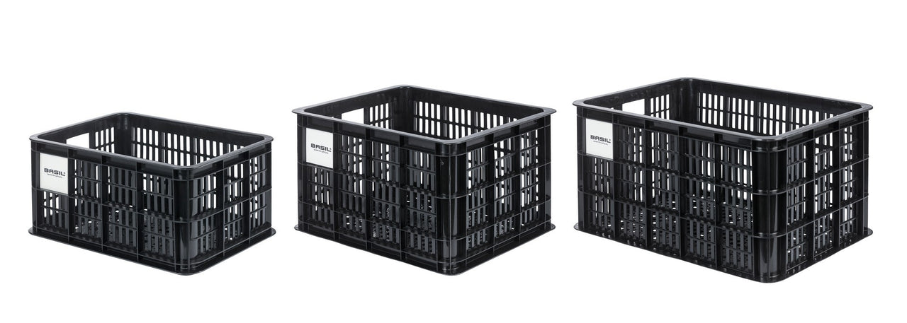 Basil Bicycle Crate Small MIK 17.5L Black