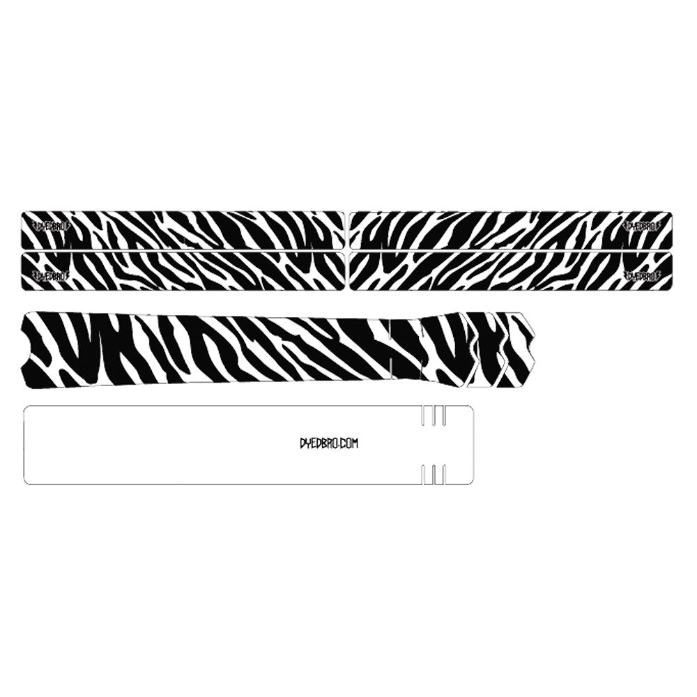 Dyedbro Frame Protection Wrap Zebra Black