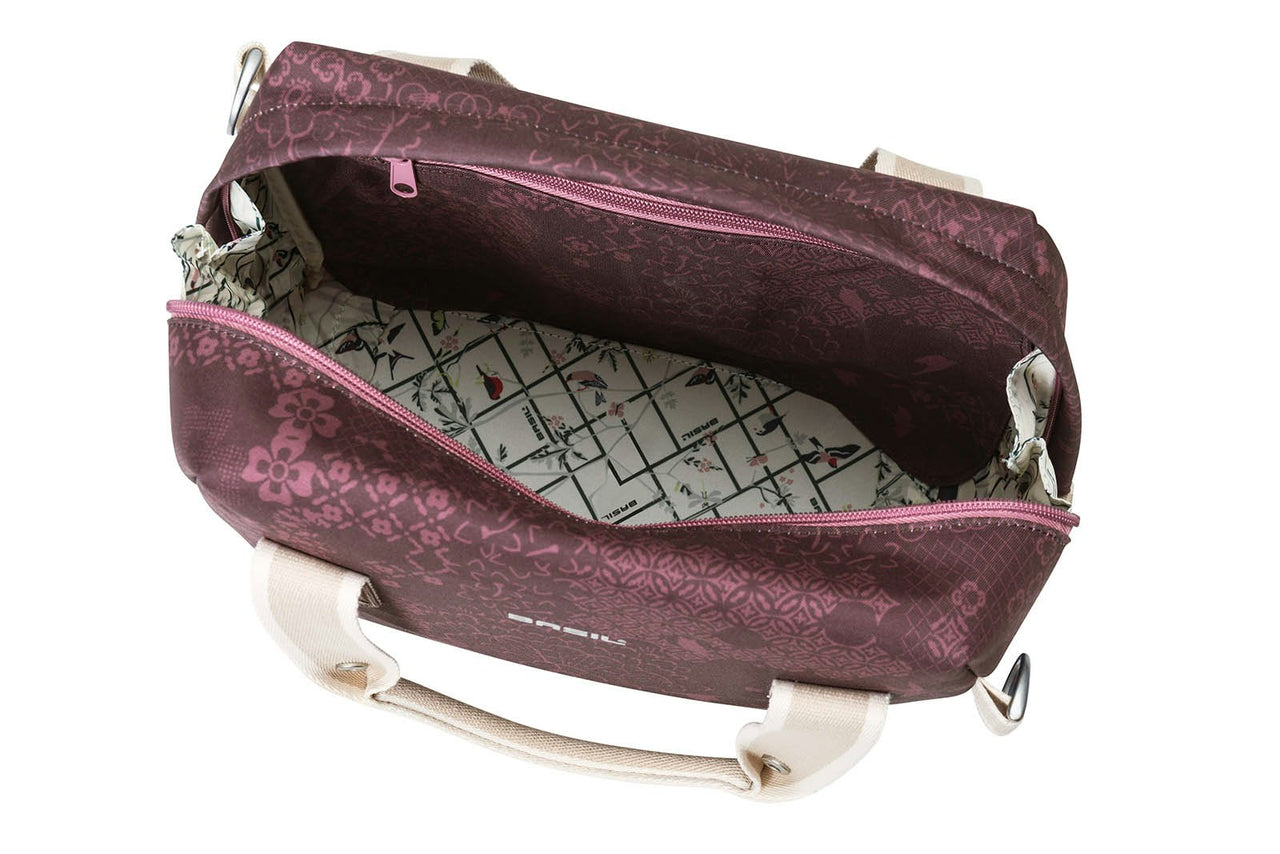 Basil Boheme Handlebar Bag Fig Red