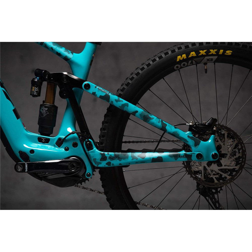 Dyedbro Frame Protection Wrap Camo E-Bike Black