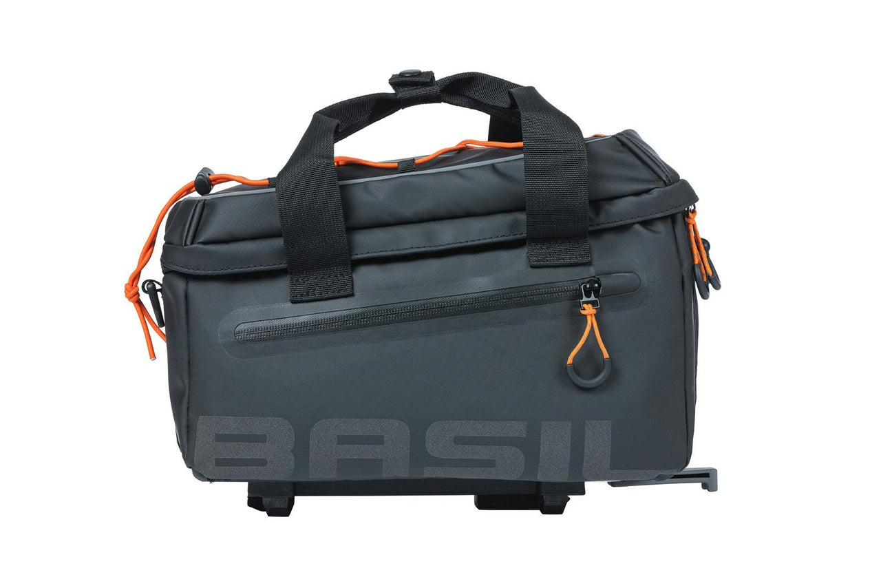 Basil Miles Tarpaulin Trunkbag MIK Black Orange 7L