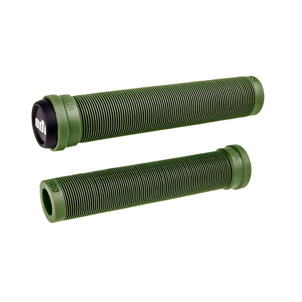 ODI BMX Longneck SLX Flangeless Grip 160mm Army Green (Soft)