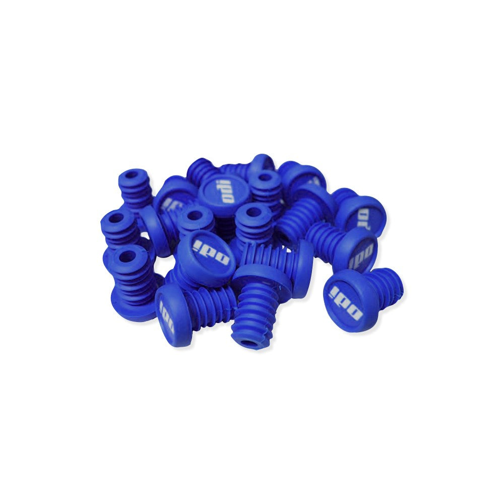 ODI BMX Refill Pack - 20 Push In Plugs Blue - White Logo