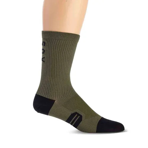 FOX RANGER 8" SOCK OLIVE GREEN S/M