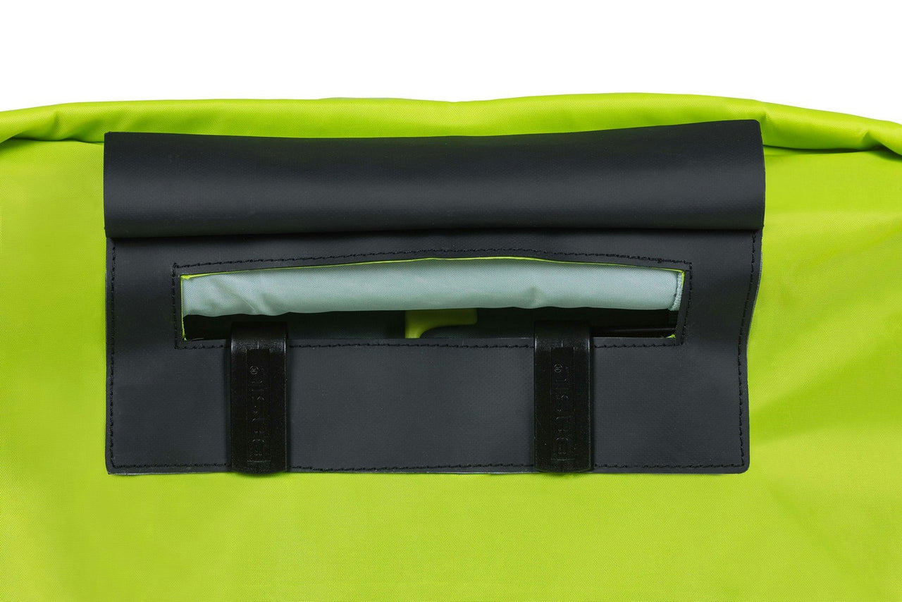 Basil Keep Dry and Clean Raincover Horizontal Fluro Green