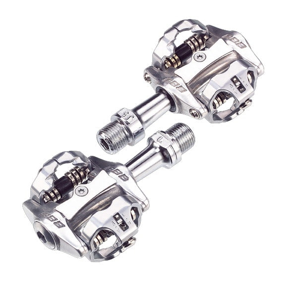 BBB Cycling Mountaingo Pedals Polished Silver