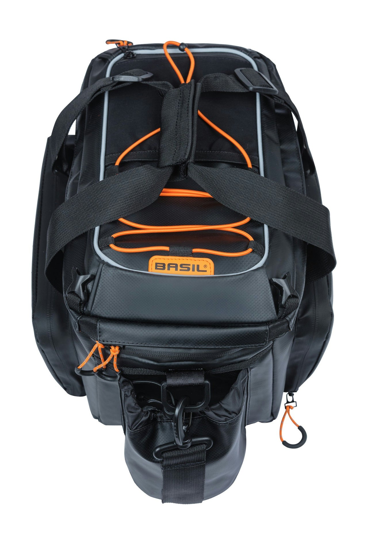 Basil Miles Tarpaulin Trunkbag XL Pro MIK 9-36 Litres Black/Orange