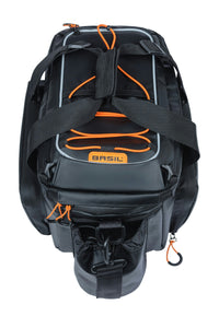 Thumbnail for Basil Miles Tarpaulin Trunkbag XL Pro MIK 9-36 Litres Black/Orange