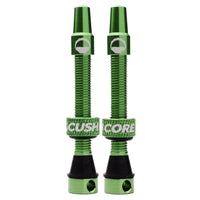 Thumbnail for CushCore Tubless Valves (Pair) Green 55mm