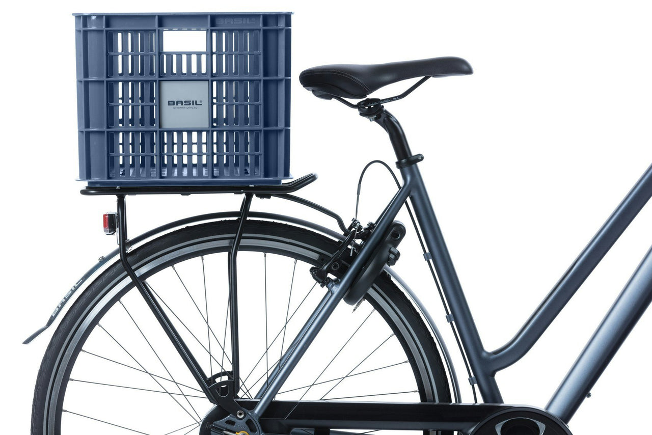 Basil Bicycle Crate Large 40L Bluestone