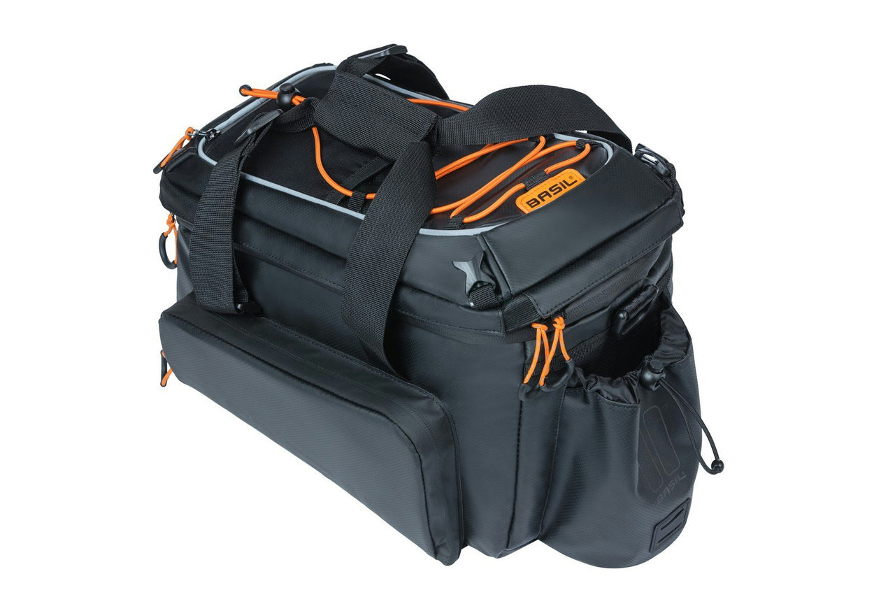 Basil Miles Tarpaulin Trunkbag XL Pro MIK 9-36 Litres Black/Orange