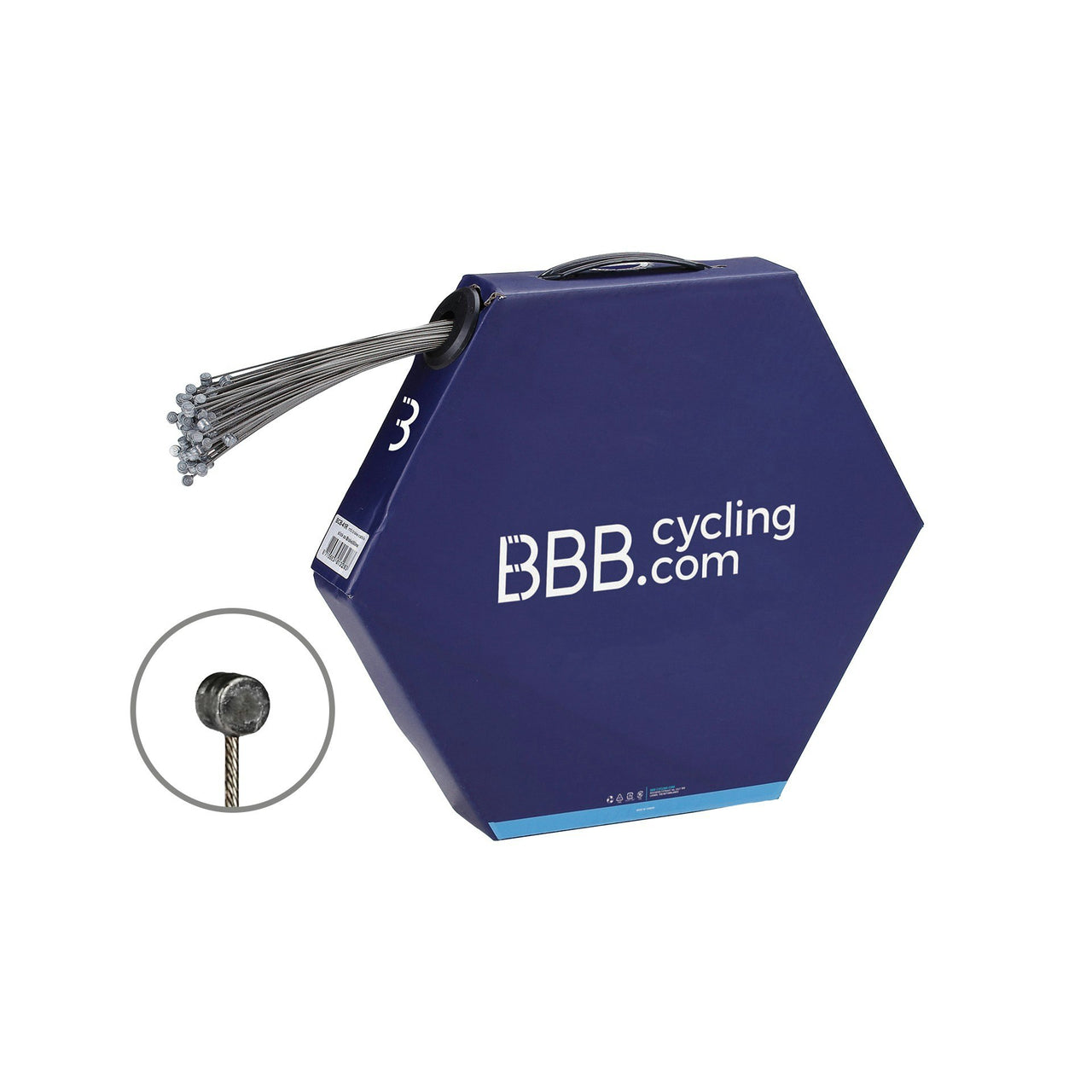 BBB Cycling BCB-41R 100X Brakewire Brake Cable SS MTB 1700mm