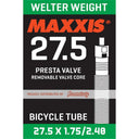 MAXXIS Tube Welter Weight 27.5 X 1.75/2.40 Presta FV Sep 48mm