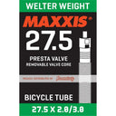 MAXXIS Tube Welter Weight 27.5 X 2.0/3.0 Presta FV Sep 48mm