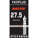 MAXXIS Tube Fat / Plus 27.5 X 3.0/5.0 Presta FV Sep 48mm