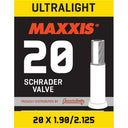 MAXXIS - Tube Ultralight 20 x 1.90/2.125 - Schrader SV 48mm