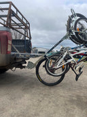 SINGLE TRAIL - SL100 Vertical Shuttle Bike Rack - 4 Bike Zinc