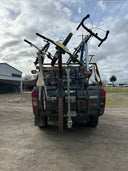 SINGLE TRAIL - SL100 Vertical Shuttle Bike Rack - 5 Bike Zinc