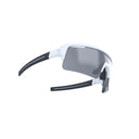 BBB CYCLING Fuse Sportglasses Matt White/Black Pcsmoke Flash Mirror
