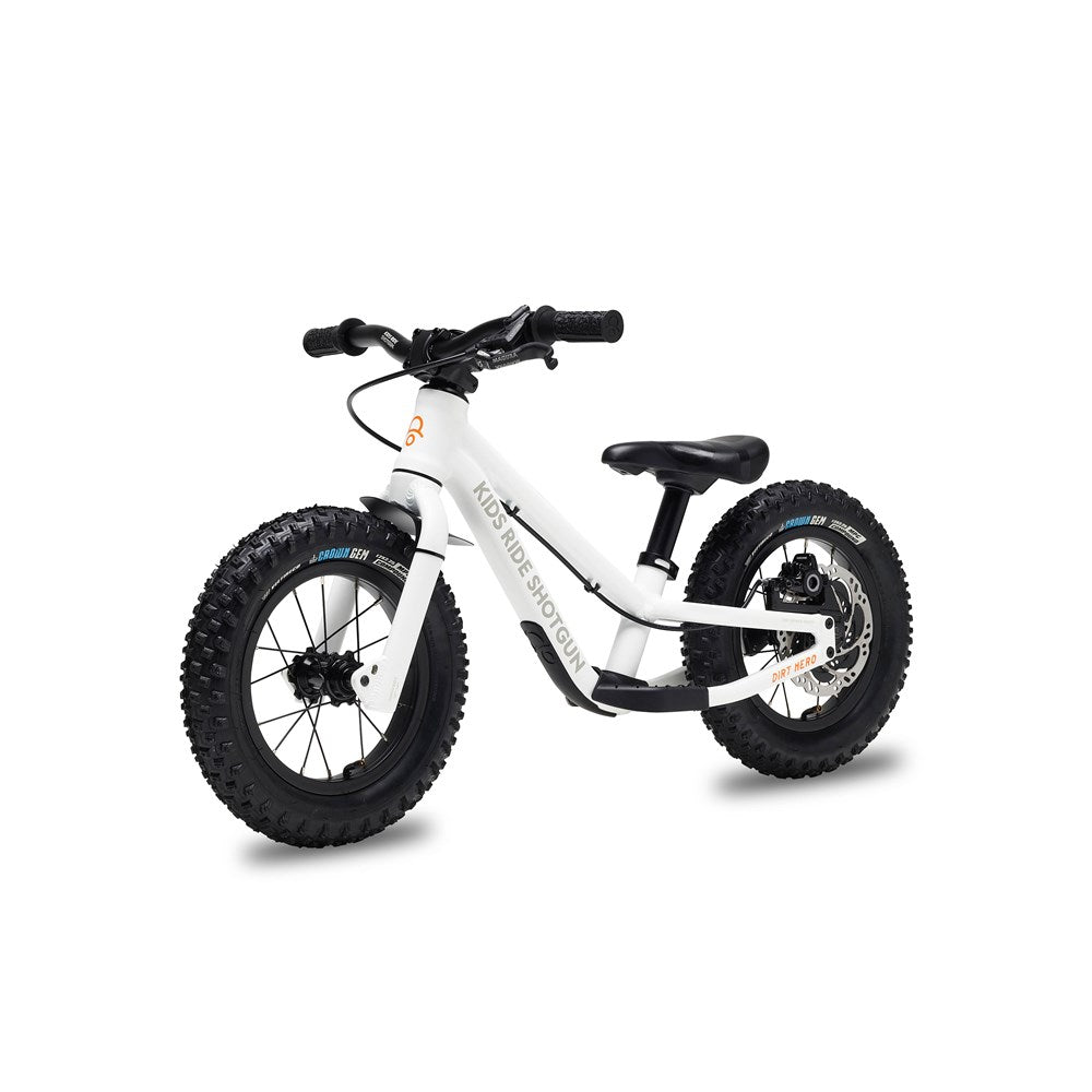 Kids Ride Shotgun Dirt Hero Balance Bike 12" + Brake Master Kit