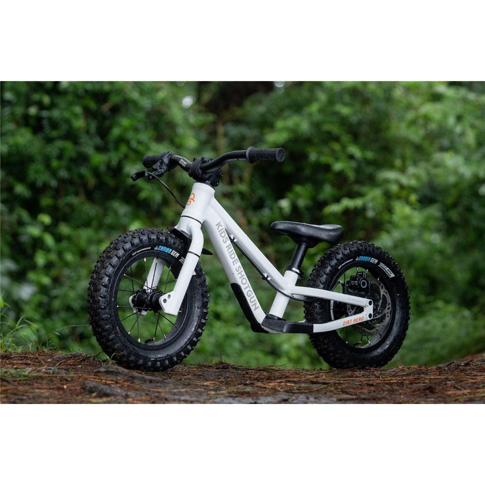 Kids Ride Shotgun Dirt Hero Balance Bike 12" + Brake Master Kit