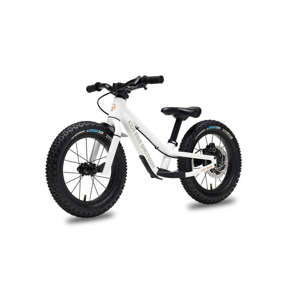 Kids Ride Shotgun Dirt Hero Balance Bike 14" + Brake Master Kit