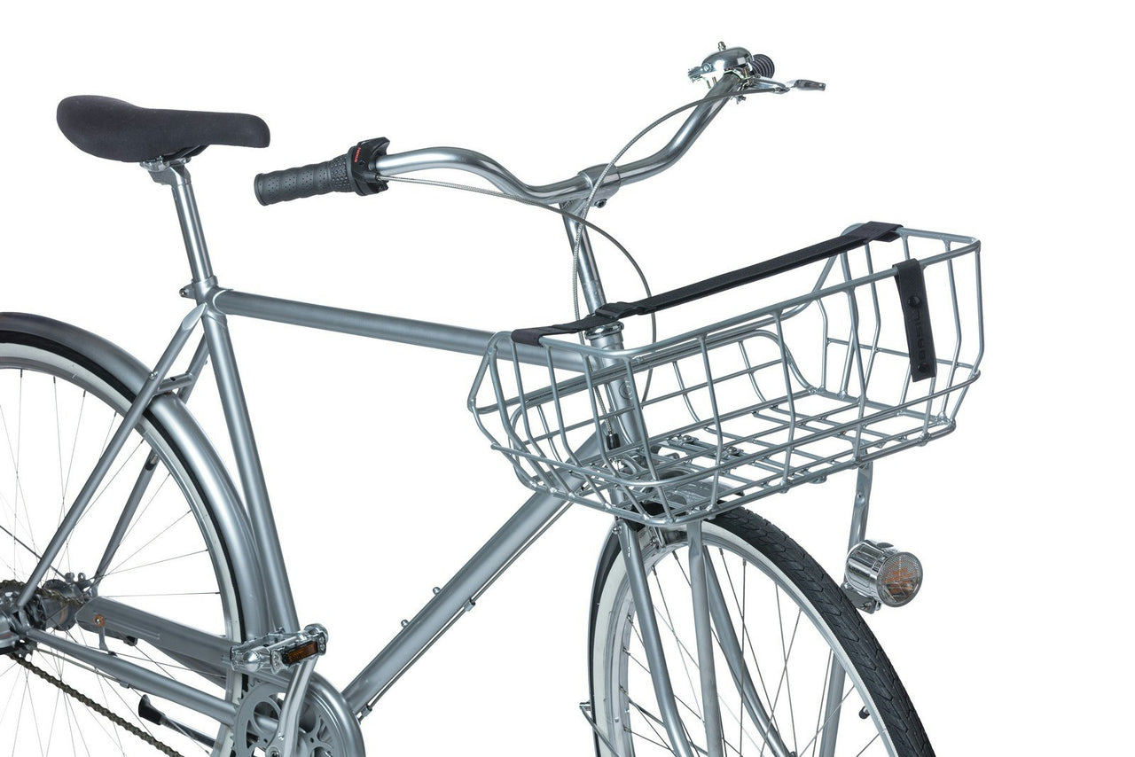 Basil Portland Bicycle Front Basket 25 Litres Chrome