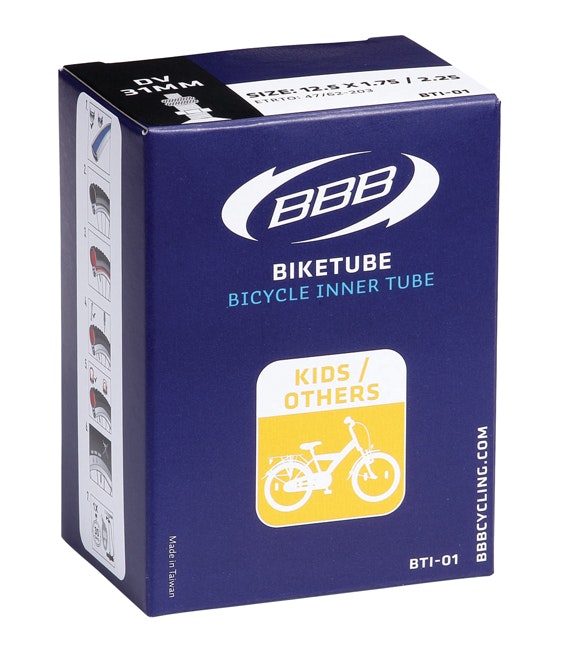 BBB Cycling Tube 16 x 1.75/2.125 American/Schrader/Car Valve