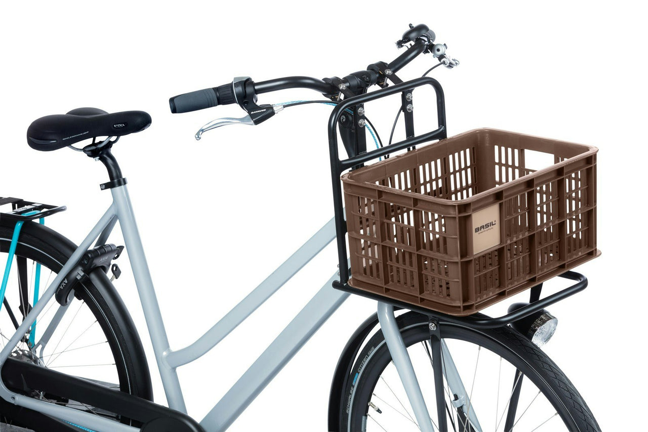 Basil Bicycle Crate S 17.5 Litres Chocolate Brown