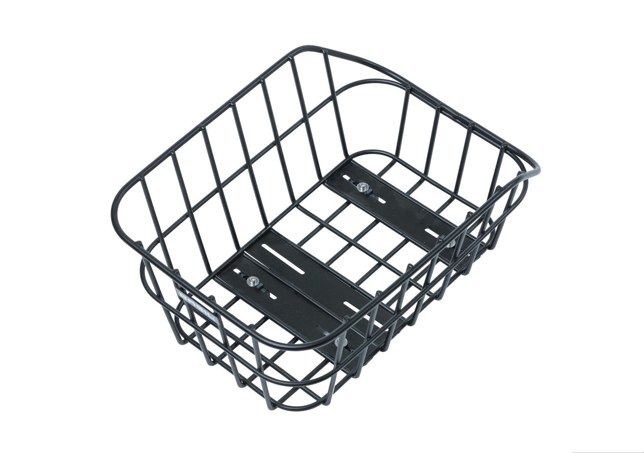 Basil Cento Alu Rear Basket WSL Black