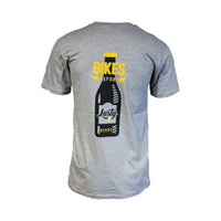 Thumbnail for We Are Lusty Bikes B4 Beer Tee Grey Marle Size Small