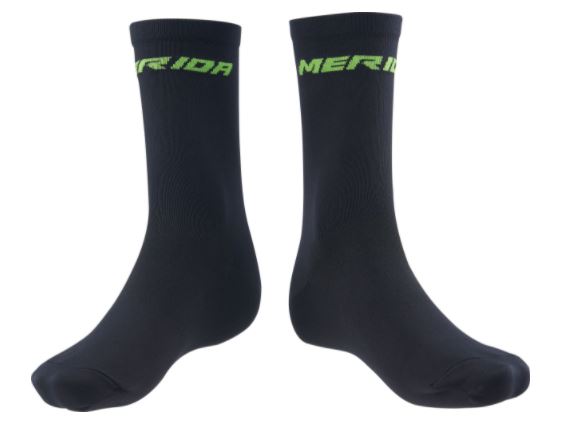 Merida Sock Classic Black/Green Logo