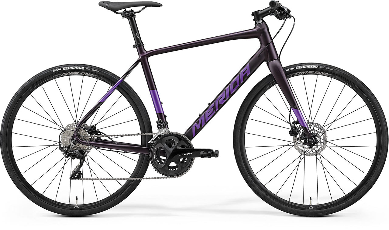 Merida 22 Speeder 400 Size: Large (56) Colour: Dark Purple (Silver/Purple)