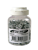 BBB CYCLING Brake Cable Stop - Alloy 500Pcs 1.8mm - Silver