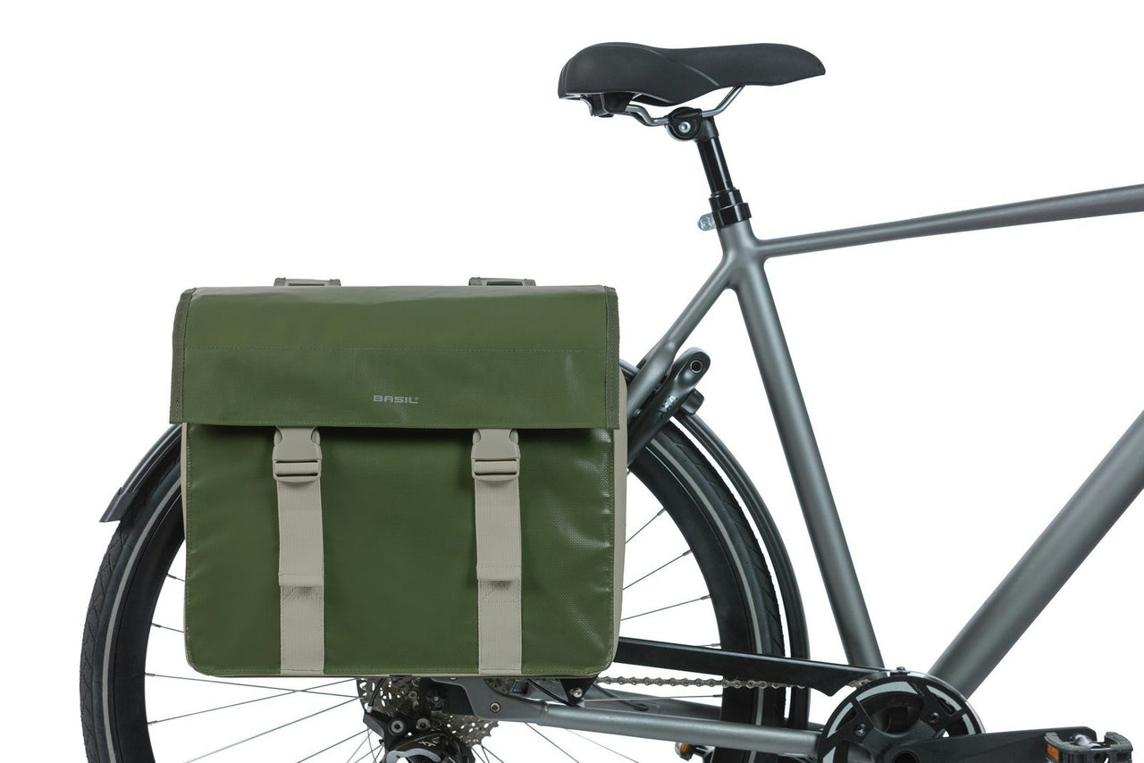 Basil Urban Load Double Pannier Bag 48-53L Green