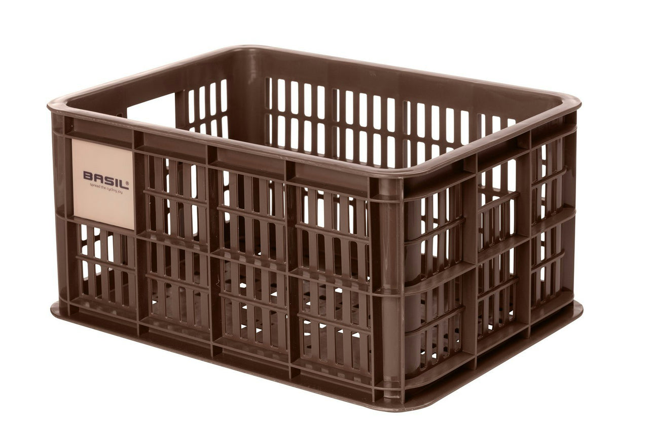 Basil Bicycle Crate S 17.5 Litres Chocolate Brown