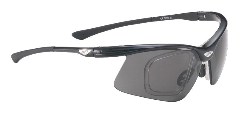 BBB Cycling OptiView Sportglasses Glossy Black Polarized