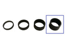 BBB CYCLING AluSpace Spacers 1-1/8 Black 20mm 50Pcs Polybag