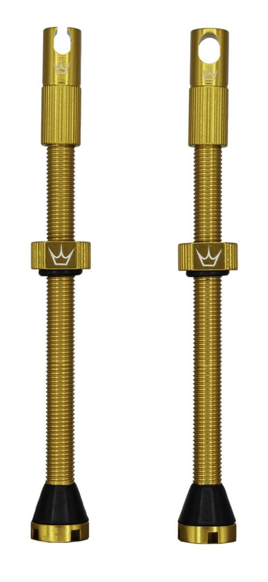 Peatys CK MK2 Tubeless Valves (Pair)60mm - Gold