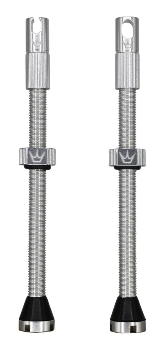 Peatys CK MK2 Tubeless Valves (Pair)60mm - Silver