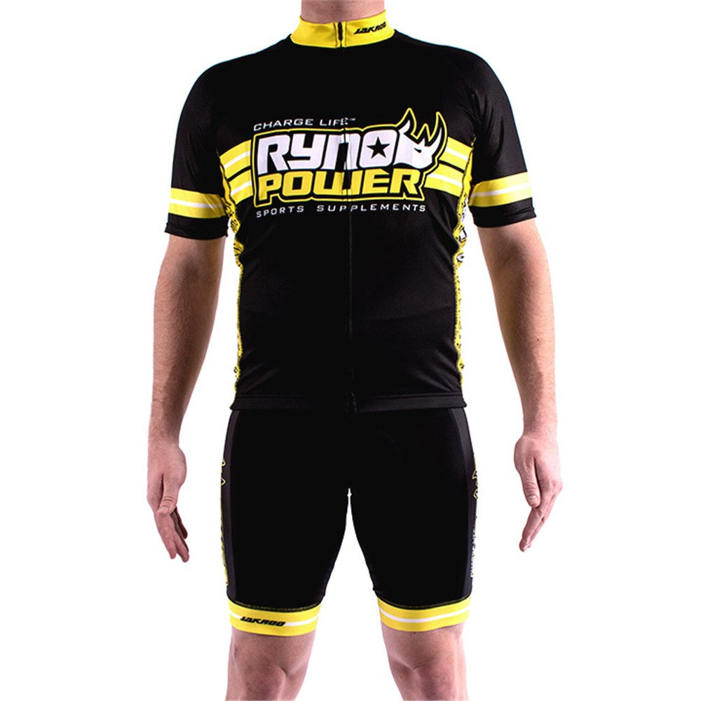 Ryno Power Cycle Lycra Suit Black Logo