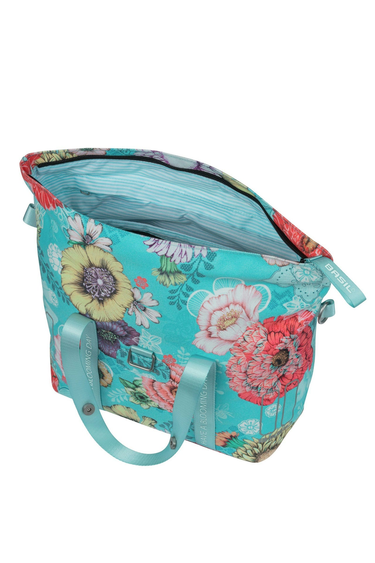 Basil Bloom Field Bicycle Handbag 8-11L Front/Rear Blue